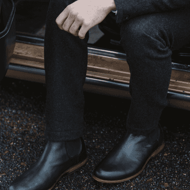 Legs with shoes