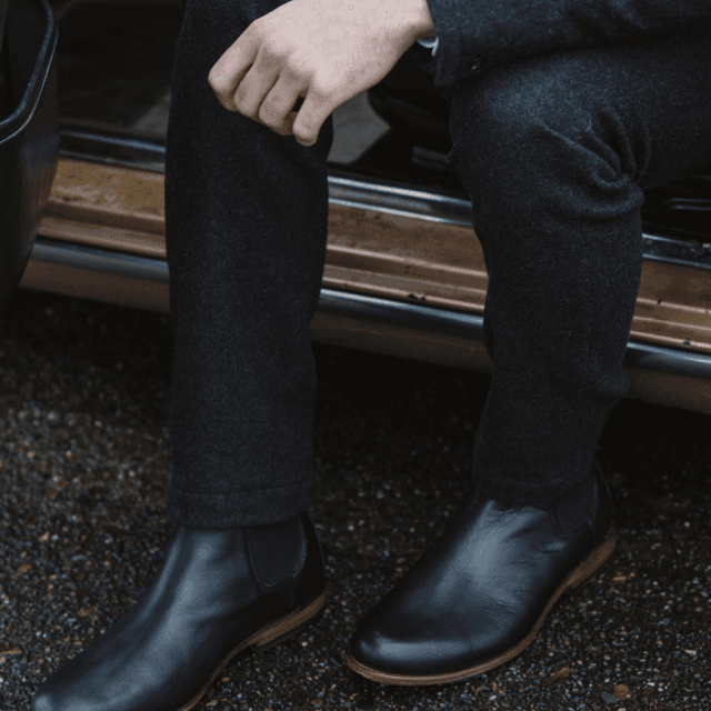 Legs with shoes