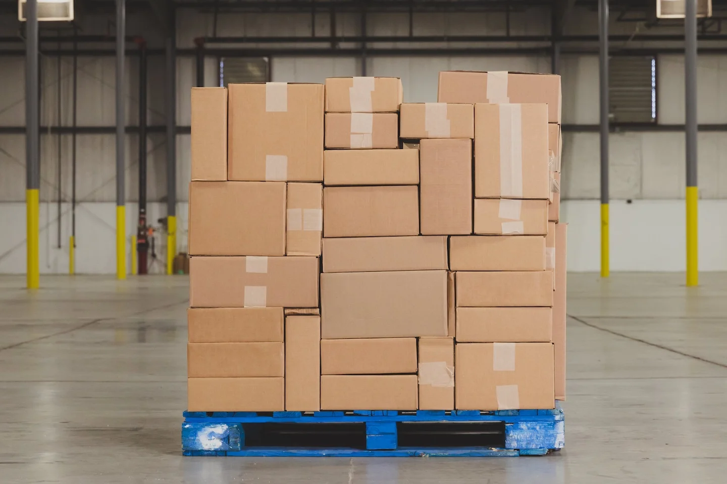 Pallet in a 3PLs warehouse